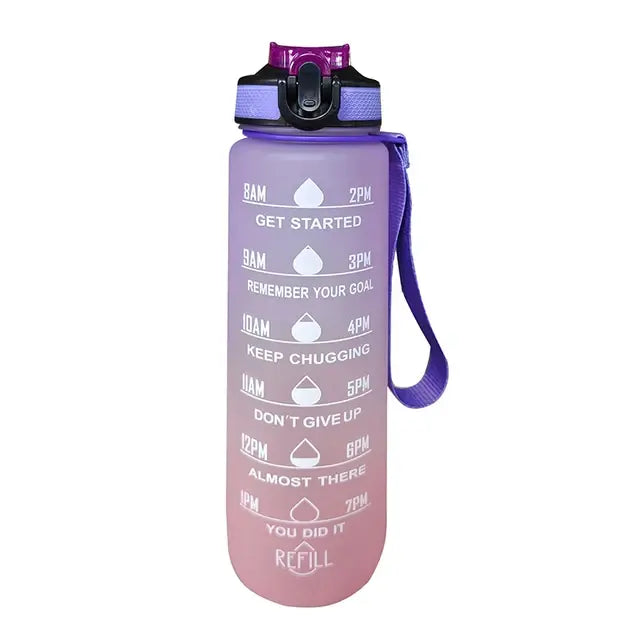 Drinkfles 1000ml / Water Bottle Sport Bidon Waterfles - Diverse Kleuren