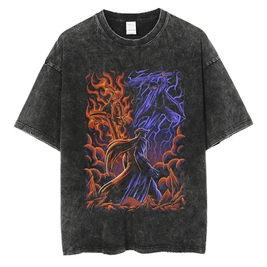 Zwart T-Shirt met Print - Diverse Varianten