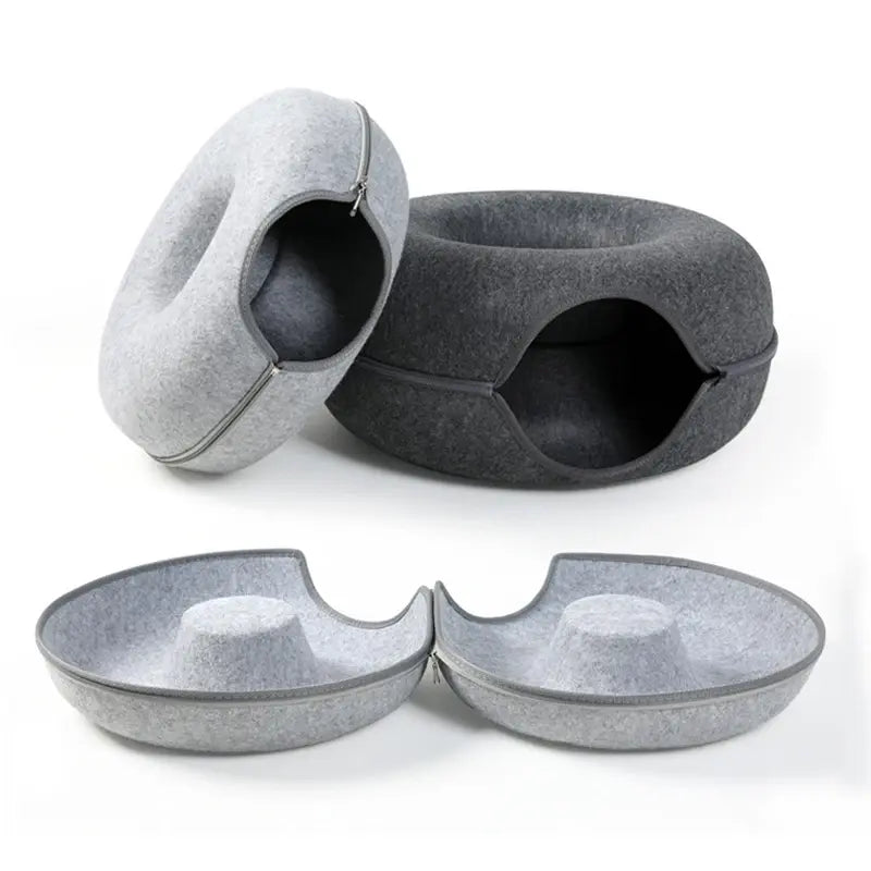 Donut Kattenbed / Kattenmeubels Huisdier Slaapplek - Diverse Kleuren