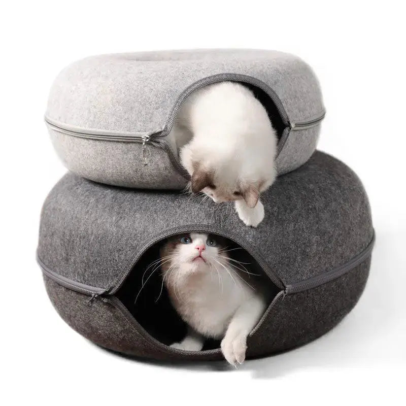 Donut Kattenbed / Kattenmeubels Huisdier Slaapplek - Diverse Kleuren