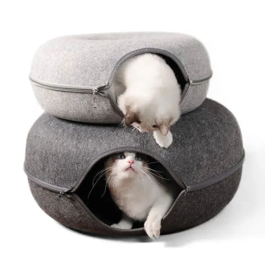Donut Kattenbed / Kattenmeubels Huisdier Slaapplek - Diverse Kleuren