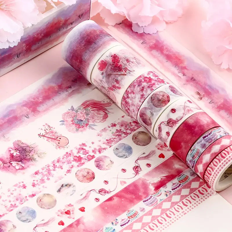 Washi Tapes 10 Stuks in 5 Verschillende Beedtes - Diverse Varianten