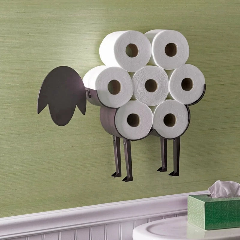 Toiletrolhouder - Zwart