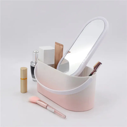 Make-up Organizer met Spiegel - Diverse Kleuren