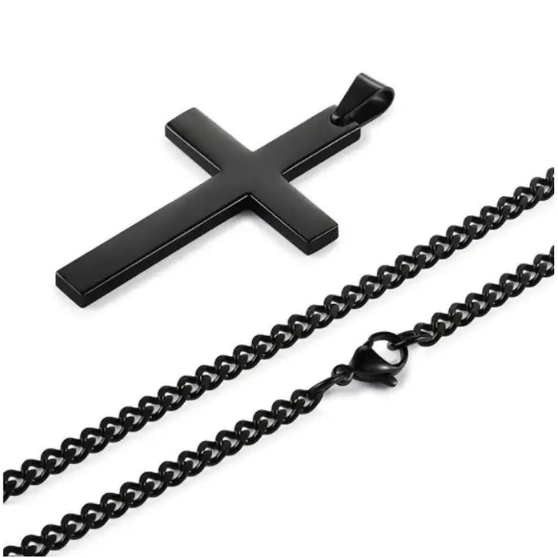 Ketting met Kruis Goud Zilver Zwart Accessoires - Diverse Varianten