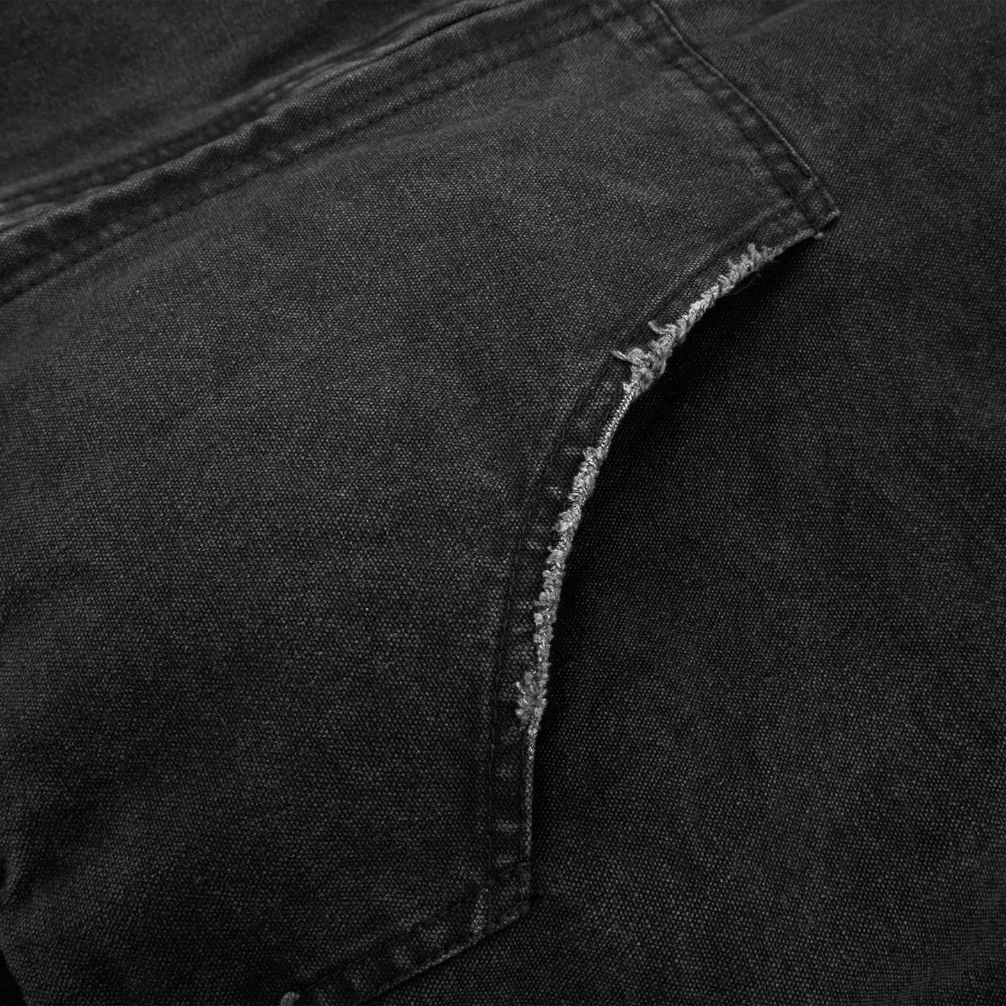 Hoodie met Rits Vintage Vest met Capuchon - Diverse Kleuren