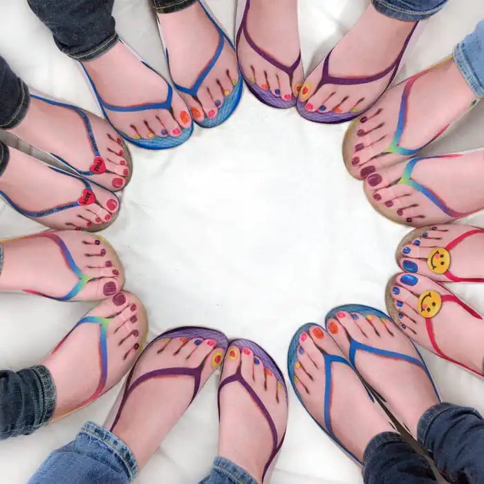 Sokken met Afbeelding van Slippers - Diverse Varianten