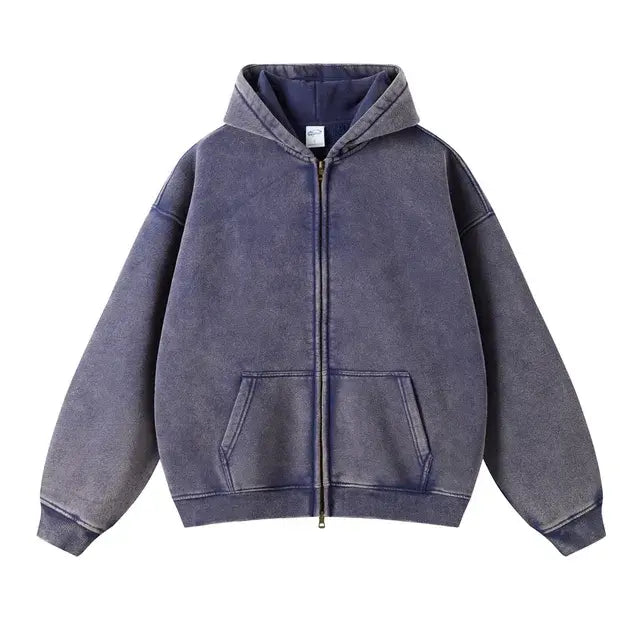 Hoodie met Rits / Warm Vest met Capuchon - Diverse Kleuren