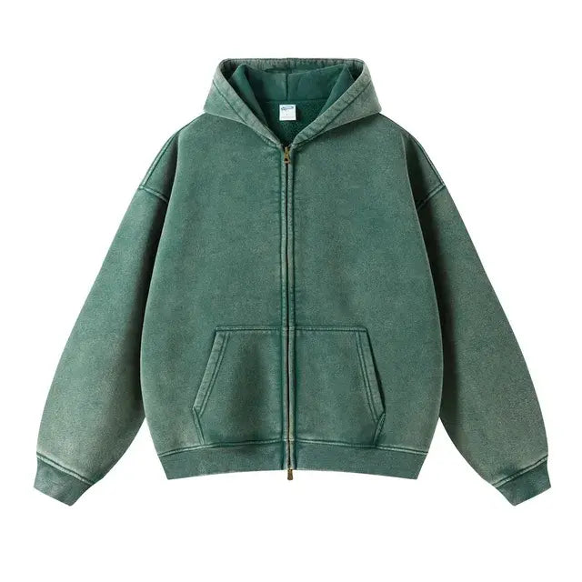 Hoodie met Rits / Warm Vest met Capuchon - Diverse Kleuren
