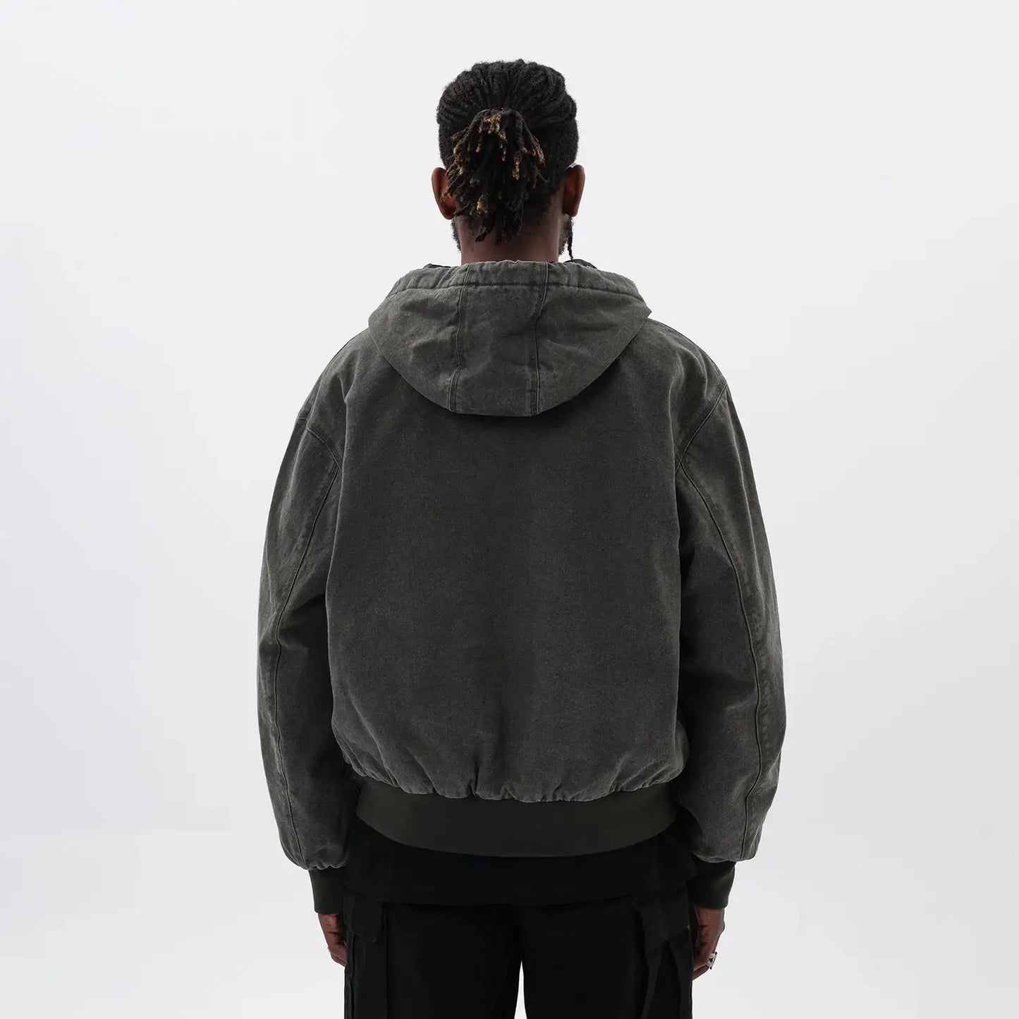 Hoodie met Rits Vintage Vest met Capuchon - Diverse Kleuren