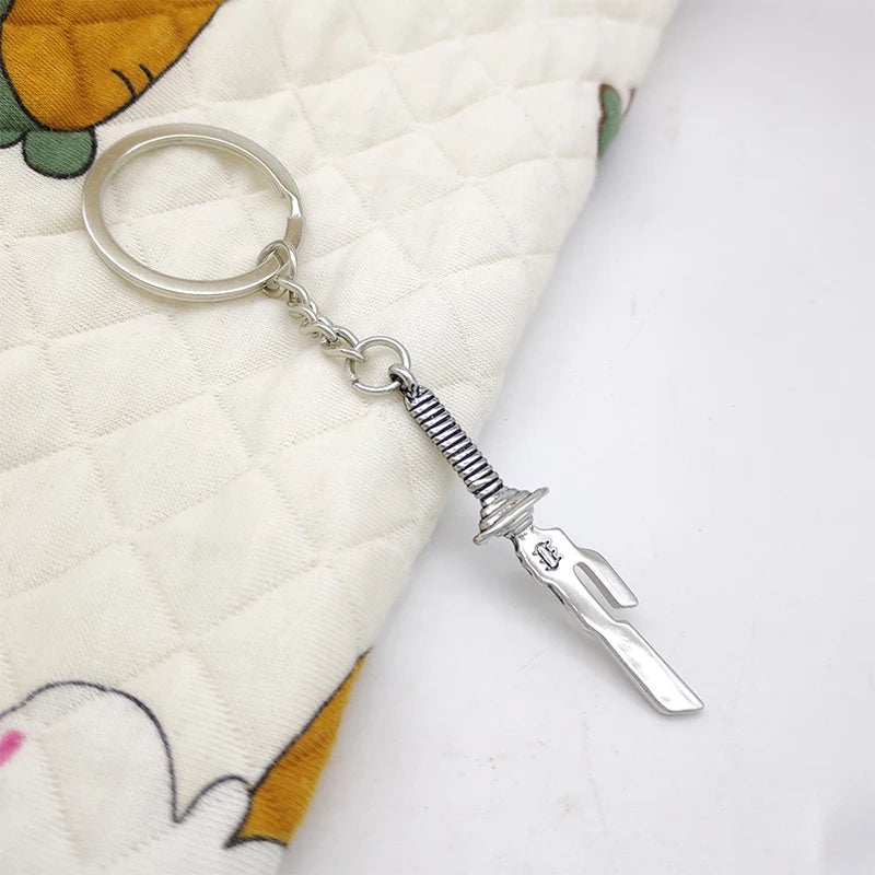Sleutelhanger Fushiguro Toji - Zilverkleurig