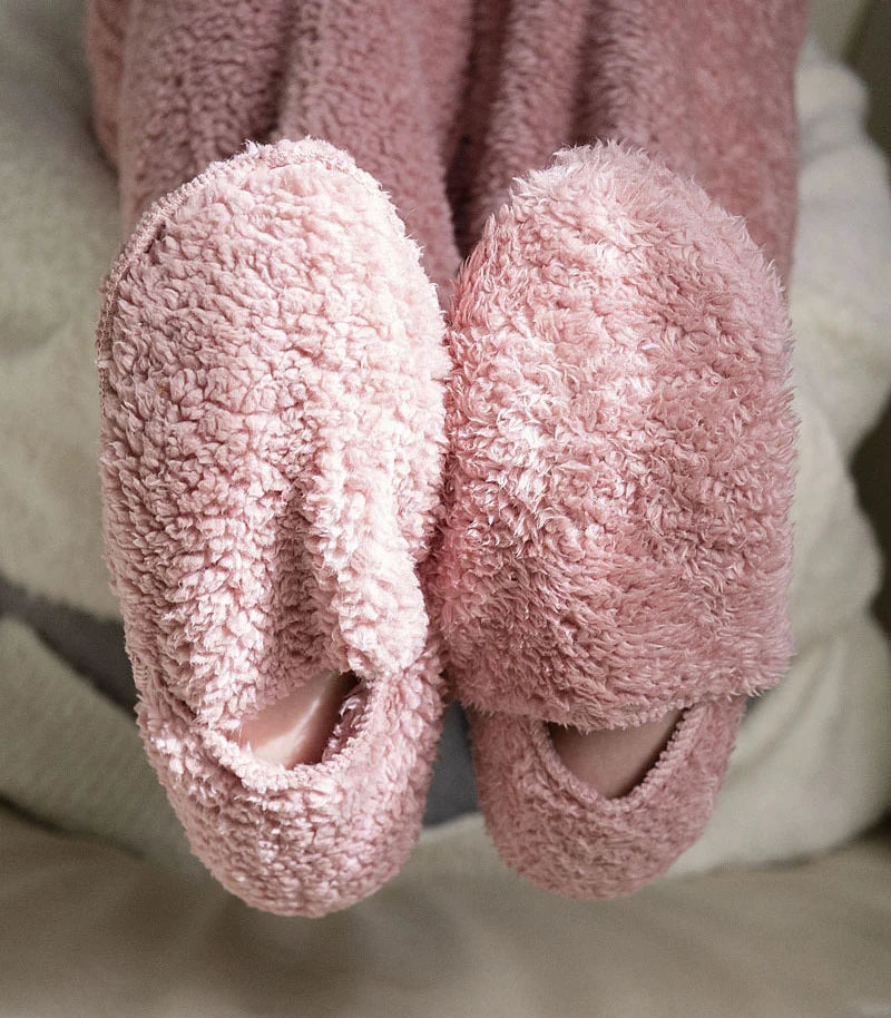 Lichtgroene Fuzzy Thigh High Sokken - Diverse Kleuren