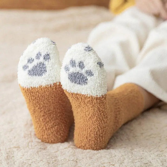 Fluffy Sokken met Print 3 Paar - Diverse Varianten
