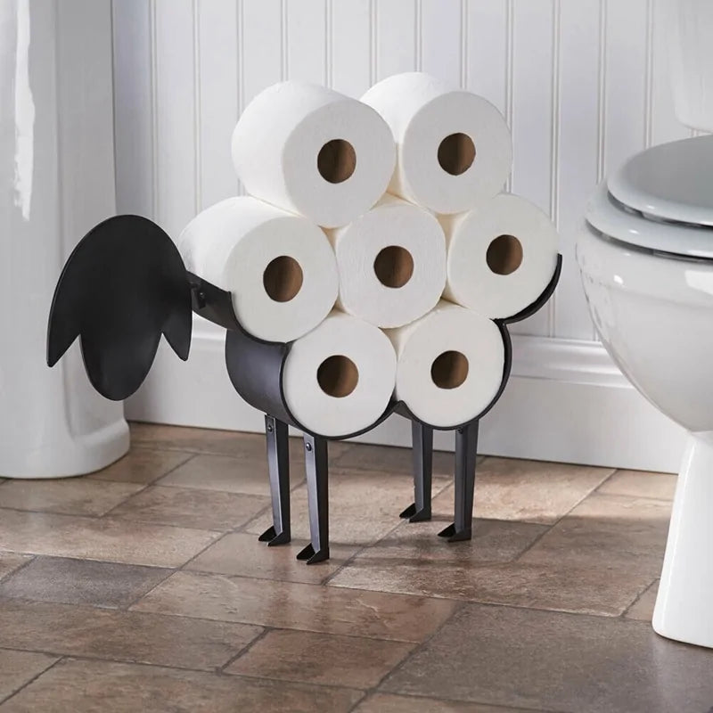 Toiletrolhouder - Zwart
