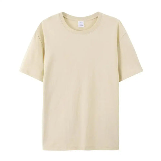 Effen T-Shirt met Korte Mouwen 100% Katoen - Diverse Kleuren