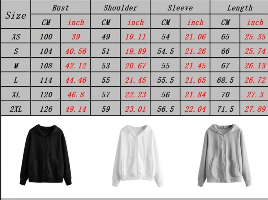 Hoodie met Rits / Vest met Capuchon - Diverse Kleuren