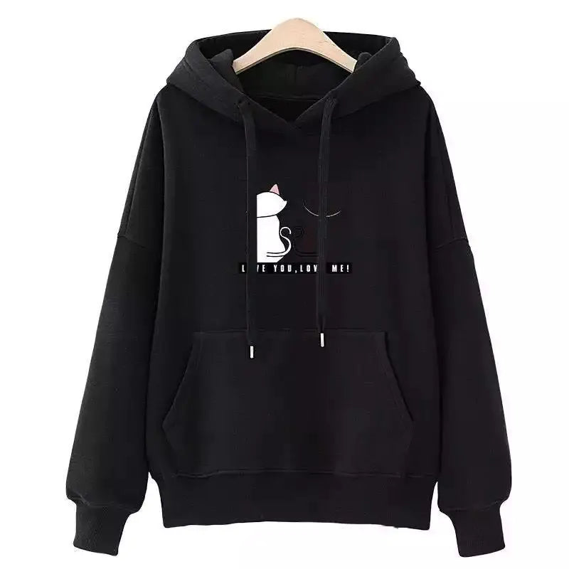 Hoodie met Print - Diverse Kleuren