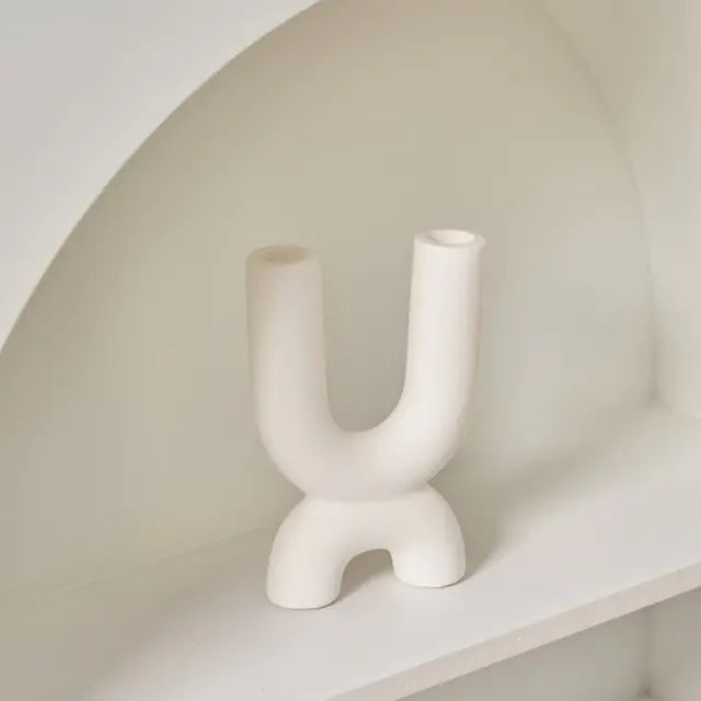 Witte Kaarsenhouders / Kandelaars Decoratie - Diverse Varianten