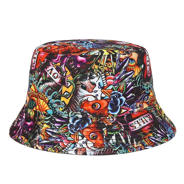 Bucket Hat / Bedrukte Vissershoed - Diverse Varianten