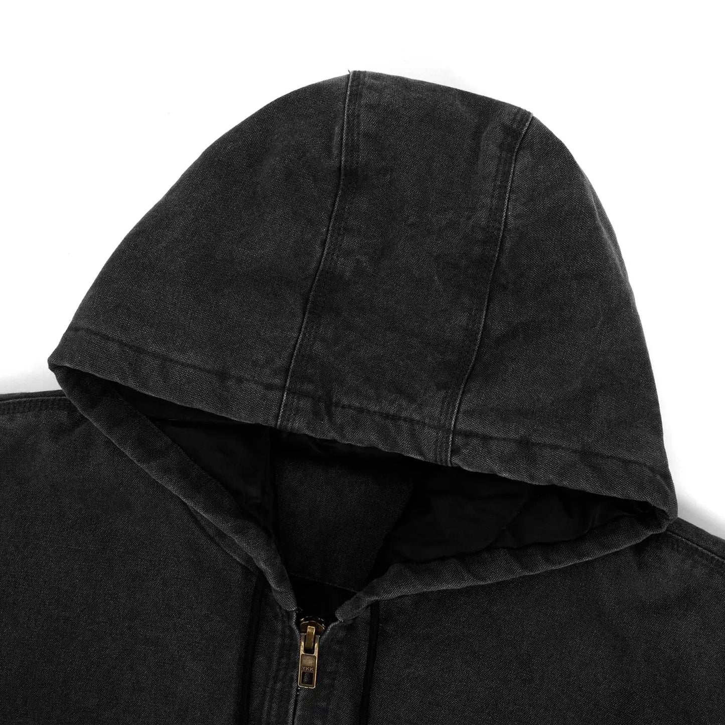 Hoodie met Rits Vintage Vest met Capuchon - Diverse Kleuren