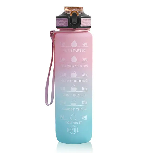 Drinkfles 1000ml / Water Bottle Sport Bidon Waterfles - Diverse Kleuren