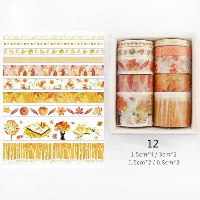 Washi Tapes 10 Stuks in 5 Verschillende Beedtes - Diverse Varianten