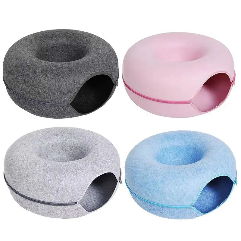 Donut Kattenbed / Kattenmeubels Huisdier Slaapplek - Diverse Kleuren