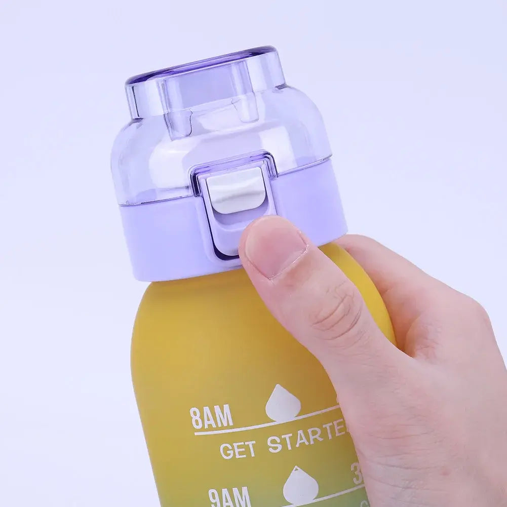 Waterfles 1000ml met 7 Geurpods / Drinkfles Water Bottle Bidon - Diverse Kleuren