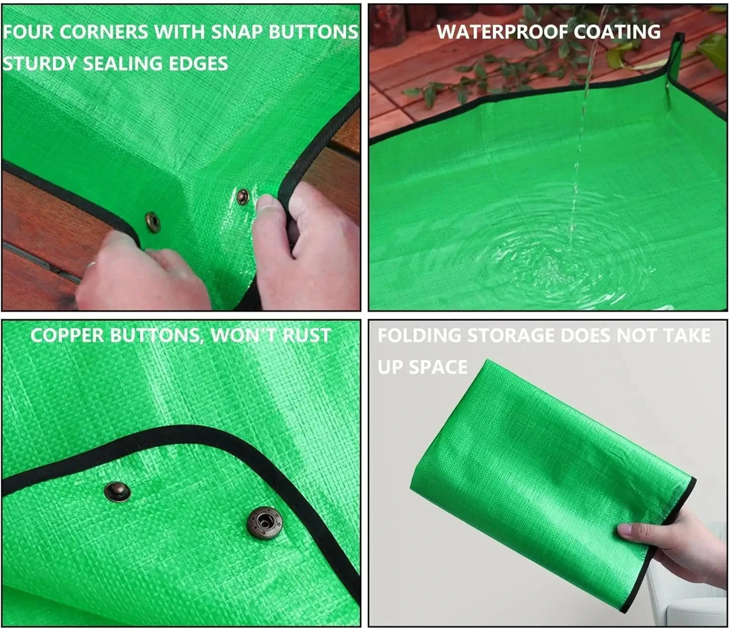 Waterdichte Tuinier Mat - Groen