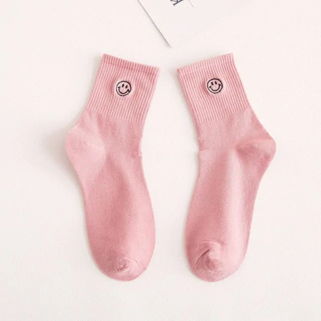 Happy Smiley Sokken - Diverse Kleuren