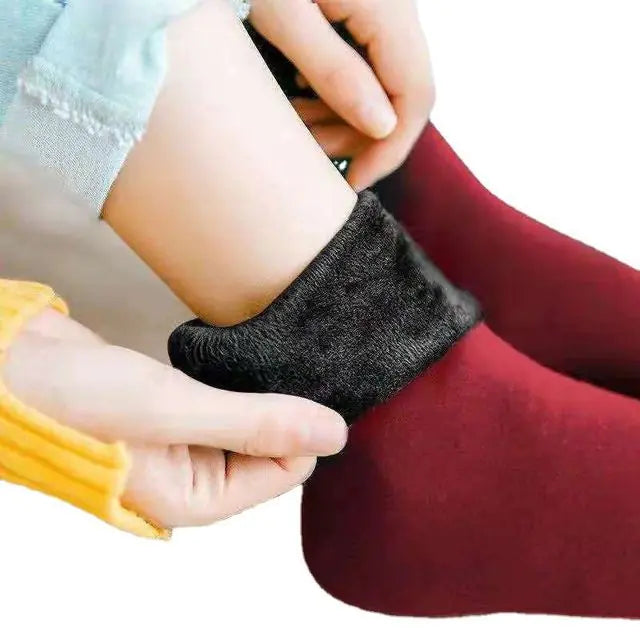 Velvet Sokken met Zachte Binnenkant - Diverse Kleuren