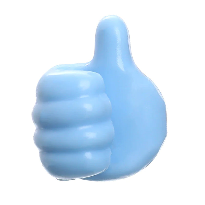 Multifunctional Hand Shaped Rubber Hooks - Diverse Kleuren