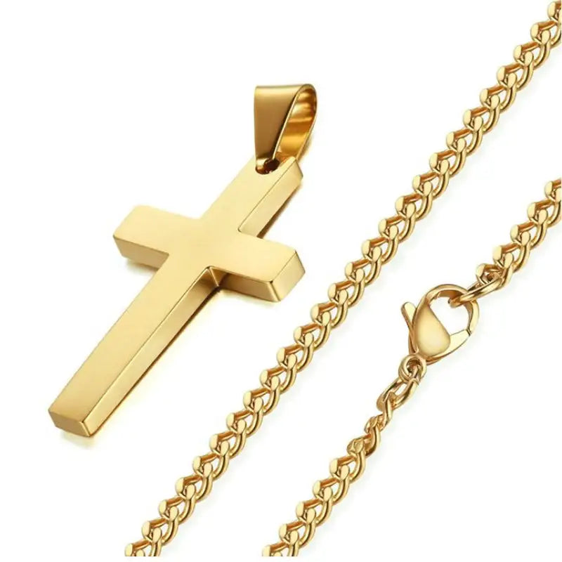 Ketting met Kruis Goud Zilver Zwart Accessoires - Diverse Varianten