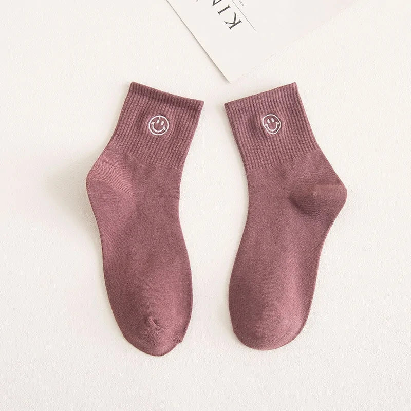Happy Smiley Sokken - Diverse Kleuren