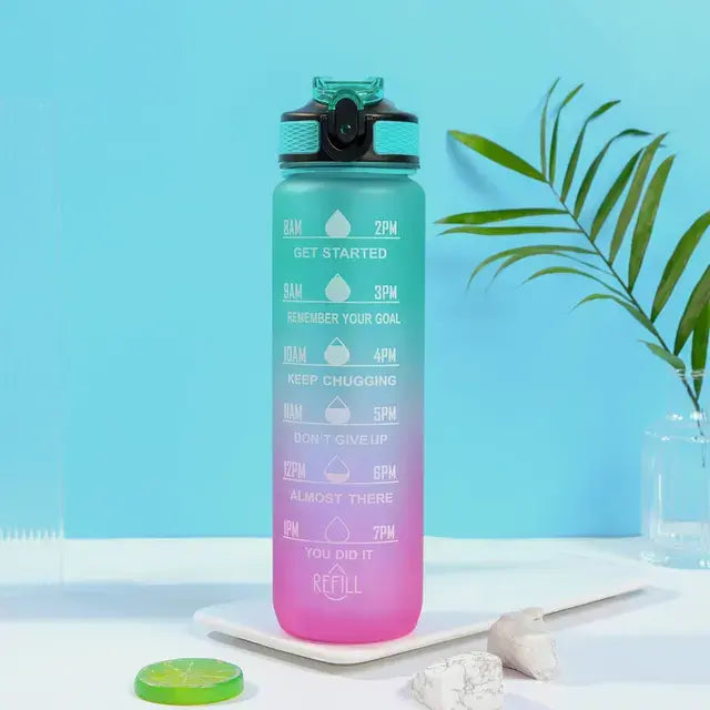Drinkfles 1000ml / Water Bottle Sport Bidon Waterfles - Diverse Kleuren