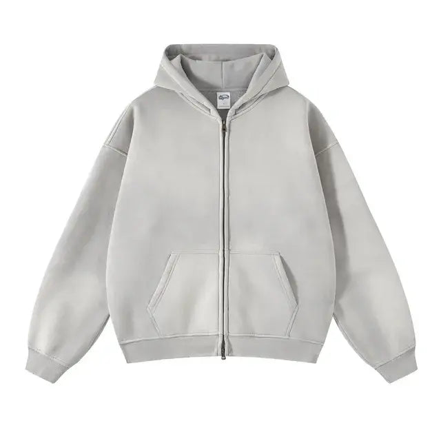 Hoodie met Rits / Warm Vest met Capuchon - Diverse Kleuren