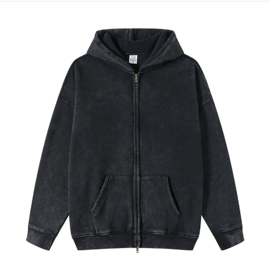 Hoodie met Rits / Warm Vest met Capuchon - Diverse Kleuren