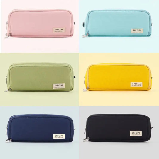 Etui met Meerdere Vakken - Diverse Kleuren
