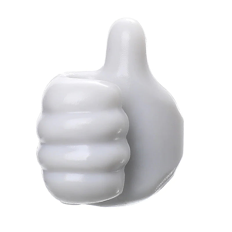 Multifunctional Hand Shaped Rubber Hooks - Diverse Kleuren