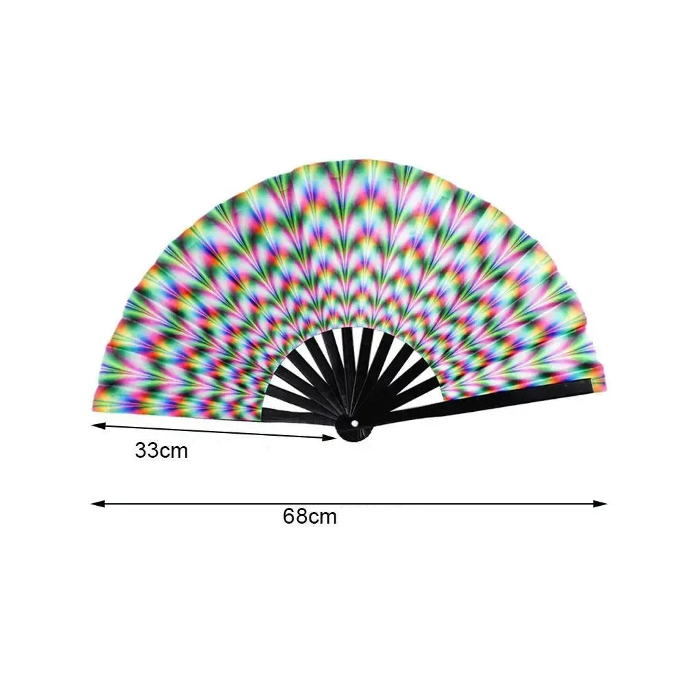 Bedrukte Grote Waaier met Verschillende Kleurrijke Printen - Diverse Varianten