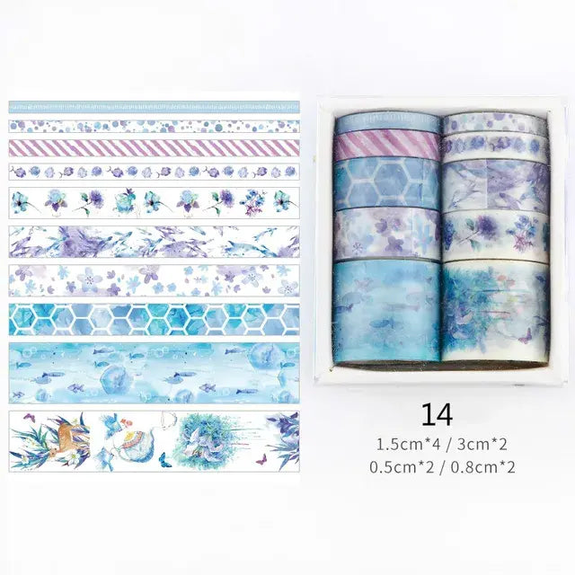 Washi Tapes 10 Stuks in 5 Verschillende Beedtes - Diverse Varianten