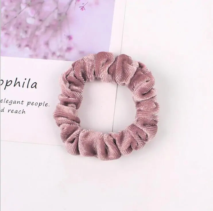 Scrunchie met Rits - Diverse Kleuren