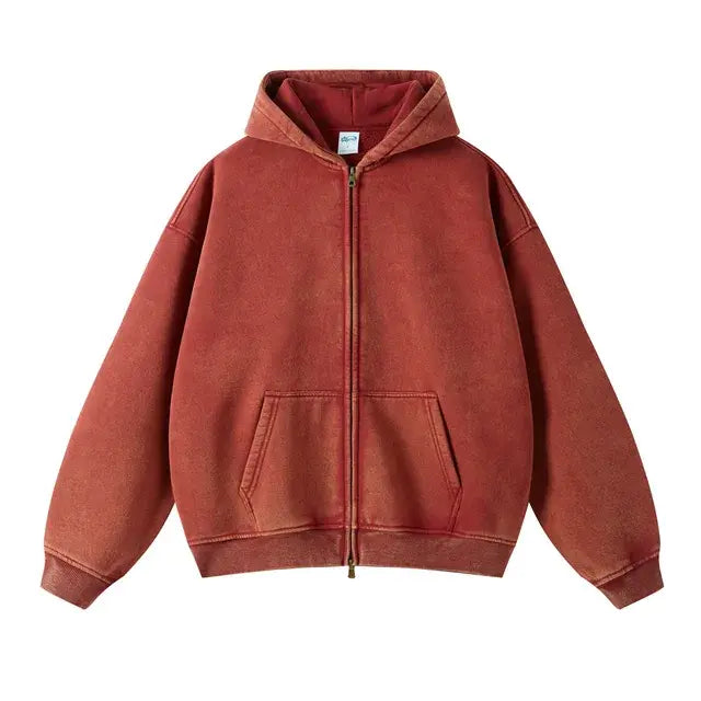 Hoodie met Rits / Warm Vest met Capuchon - Diverse Kleuren