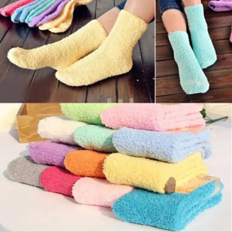 Fluffy Sokken - Diverse Kleuren