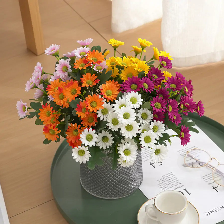 Bloemen Kunstplant Boeket - Diverse Kleuren