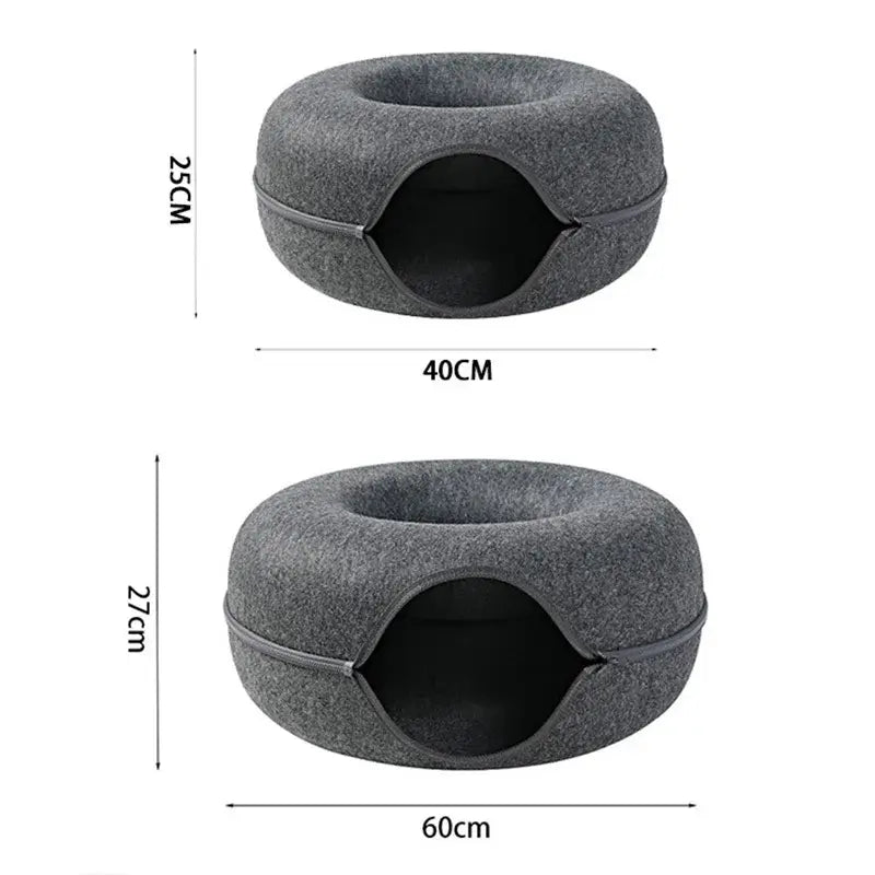 Donut Kattenbed / Kattenmeubels Huisdier Slaapplek - Diverse Kleuren