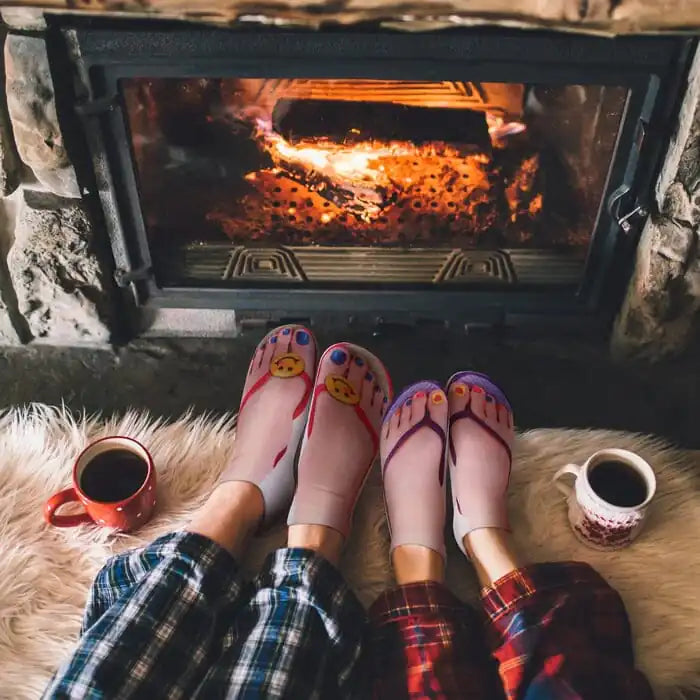 Sokken met Afbeelding van Slippers - Diverse Varianten