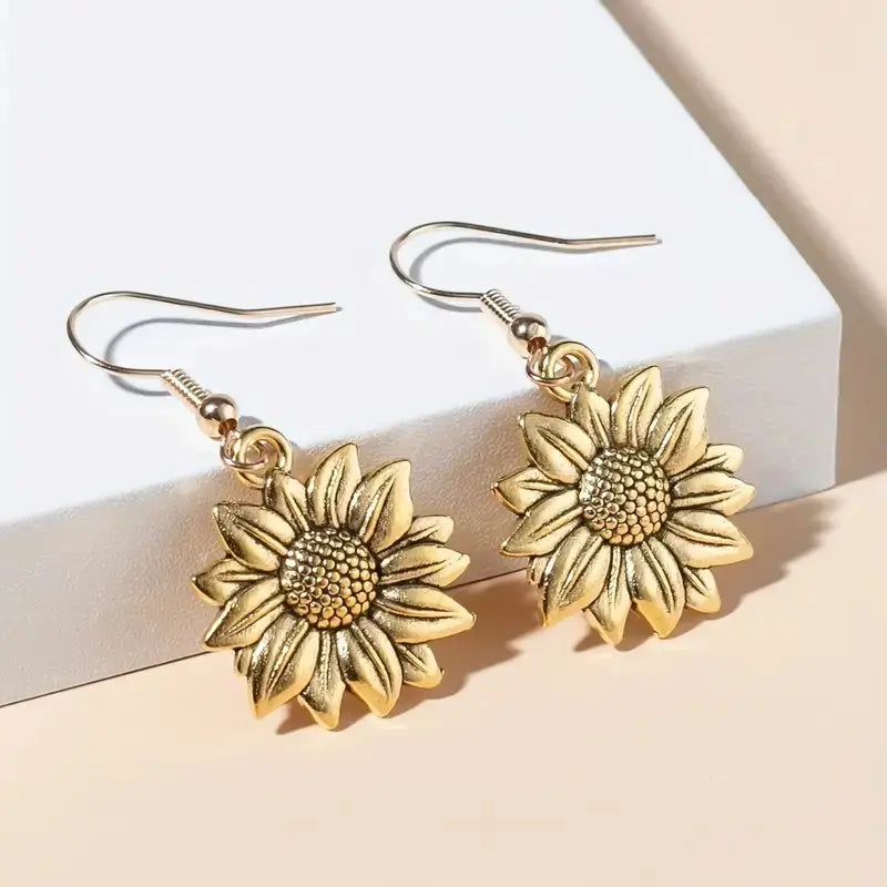 Trendy Sunflower Earrings - Diverse Kleuren