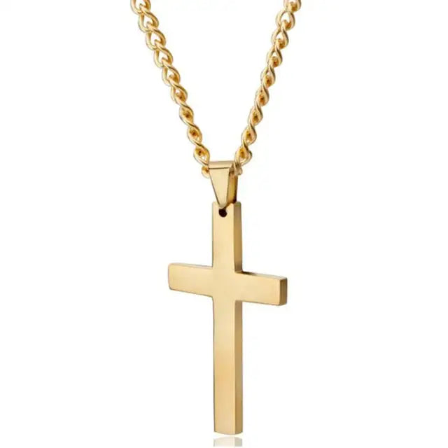 Ketting met Kruis Goud Zilver Zwart Accessoires - Diverse Varianten