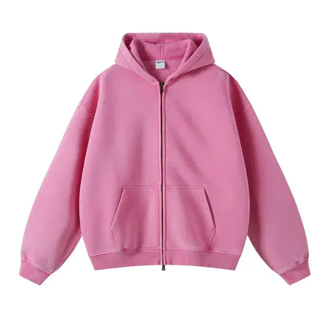 Hoodie met Rits / Warm Vest met Capuchon - Diverse Kleuren